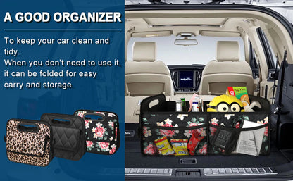 Royaleva Car Trunk Storage Organizer for Maximum Tidy Space