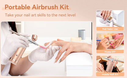 Luxora Cordless Airbrush Kit for Seamless Art Projects