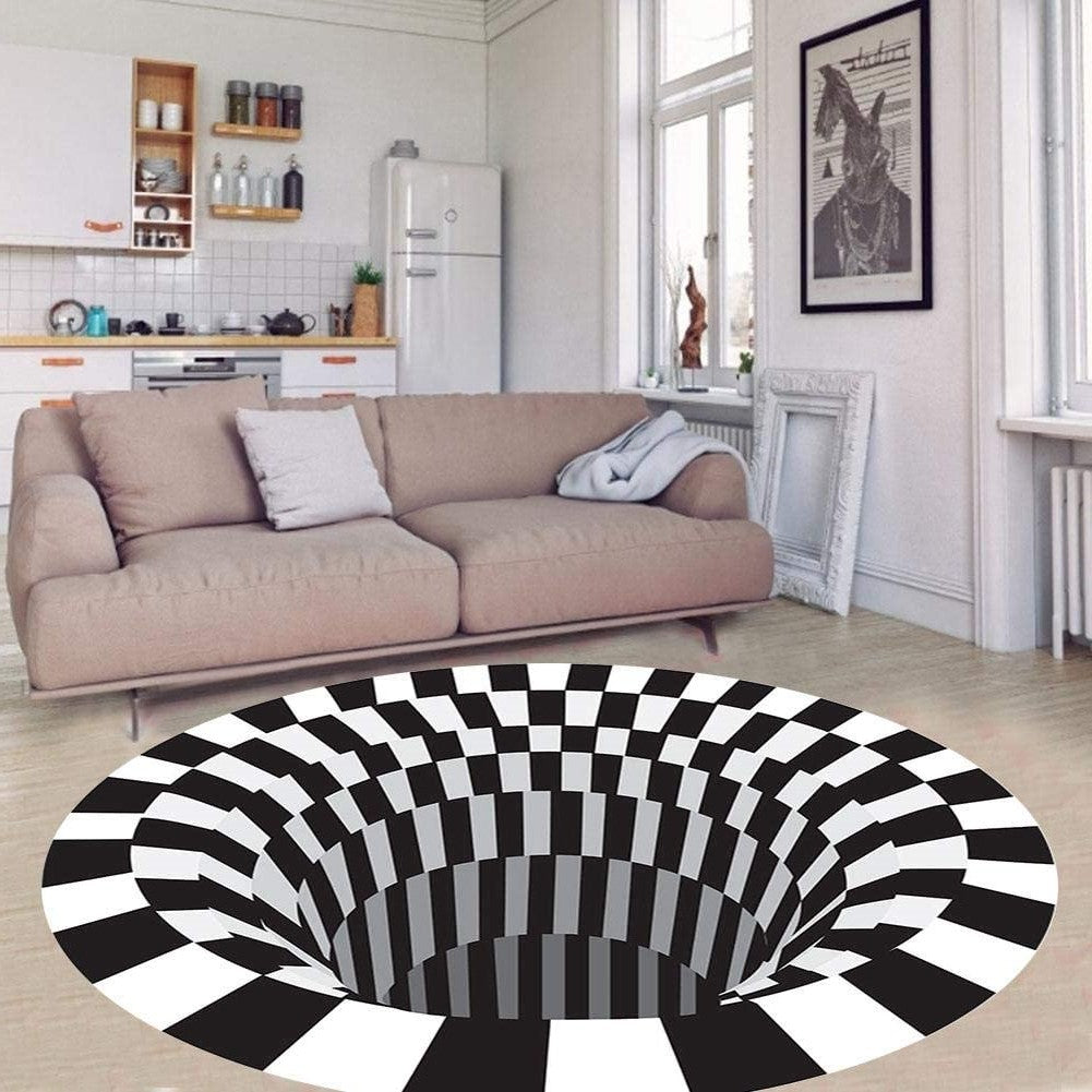 Luxora 3D Vortex Illusion Rug for Stunning Home Decor