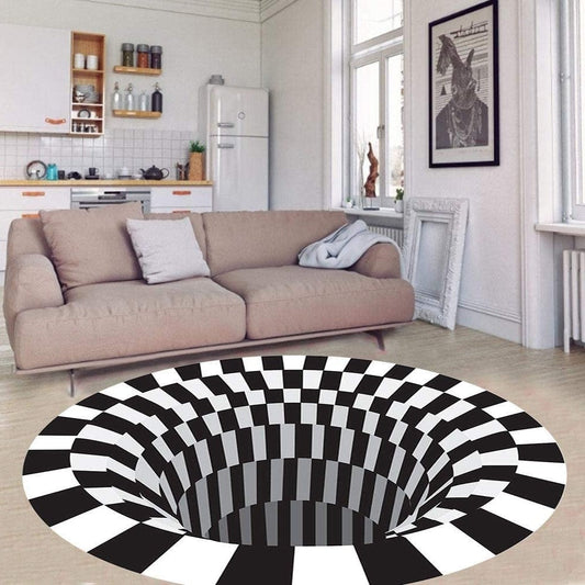 Luxora 3D Vortex Illusion Rug for Stunning Home Decor