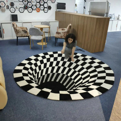Luxora 3D Vortex Illusion Rug for Stunning Home Decor