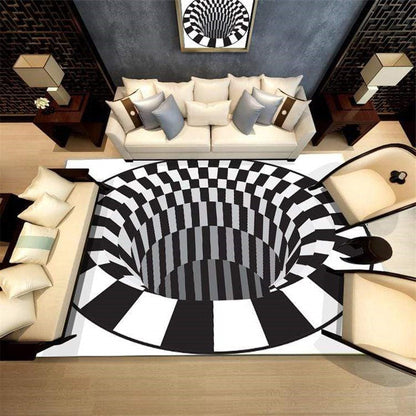 Luxora 3D Vortex Illusion Rug for Stunning Home Decor