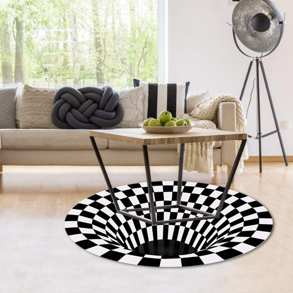 Luxora 3D Vortex Illusion Rug for Stunning Home Decor