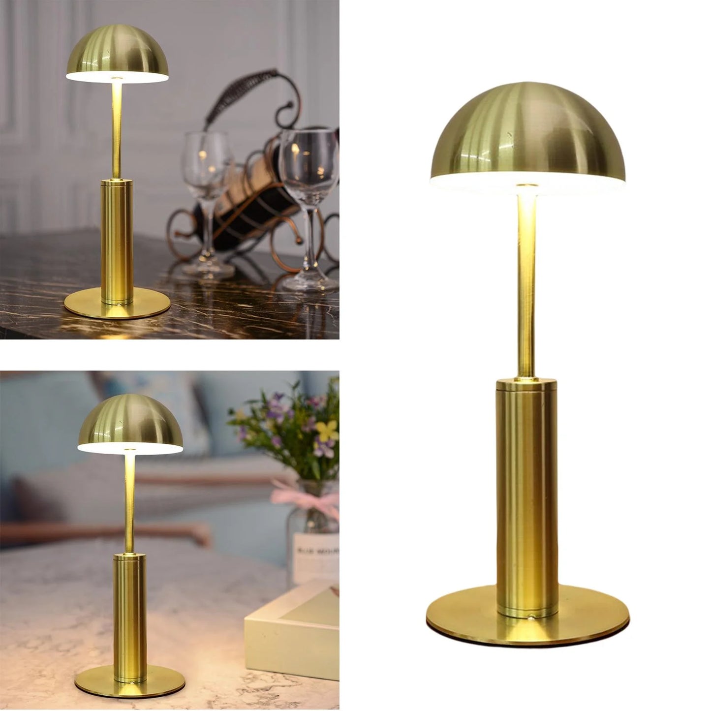 RoyaleGlow Cordless Table Lamp – Dimmable Warm Light for Any Space