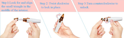 Luxora Eyebrow Facial Hair Trimmer For Women Portable