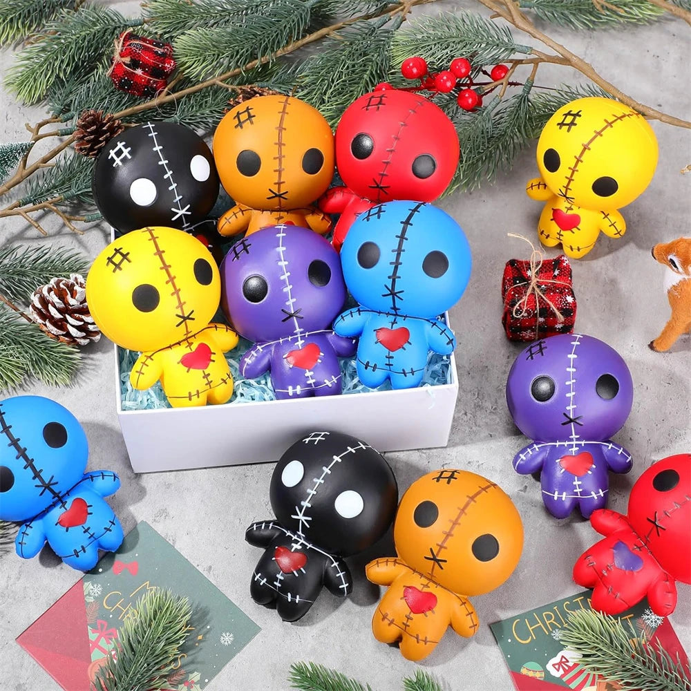 4.7 Inches Voodoo Dolls Squishies Ghost Doll Halloween Kawaii Soft Slow Rising Scented Squishies Stress Relief Kids Gift Dolls 0