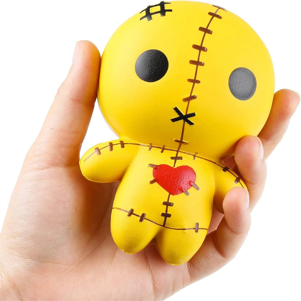 4.7 Inches Voodoo Dolls Squishies Ghost Doll Halloween Kawaii Soft Slow Rising Scented Squishies Stress Relief Kids Gift Dolls 11