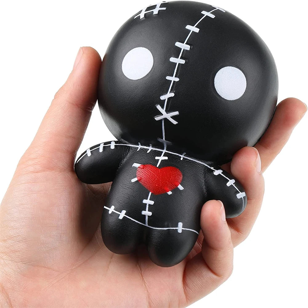 4.7 Inches Voodoo Dolls Squishies Ghost Doll Halloween Kawaii Soft Slow Rising Scented Squishies Stress Relief Kids Gift Dolls 12