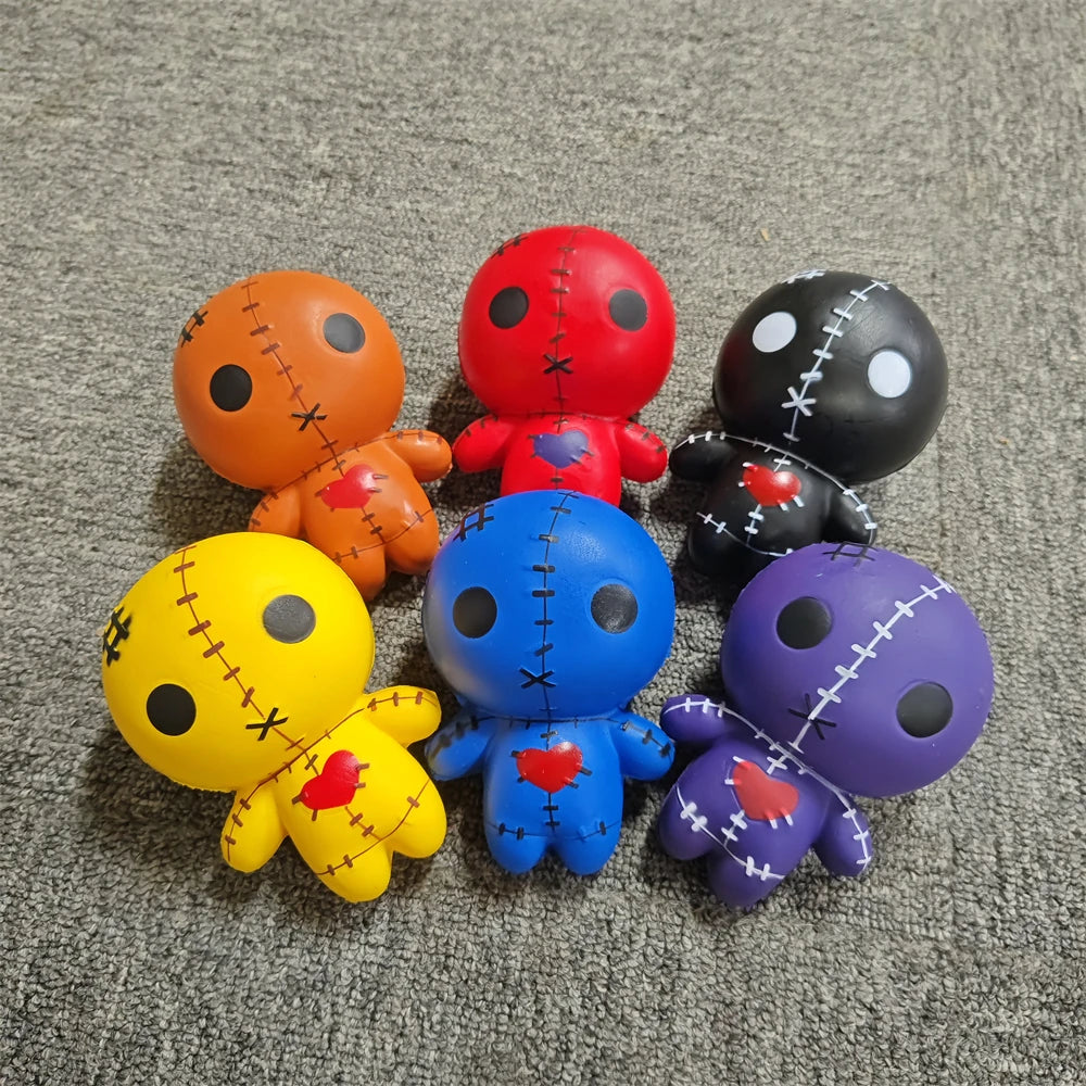 4.7 Inches Voodoo Dolls Squishies Ghost Doll Halloween Kawaii Soft Slow Rising Scented Squishies Stress Relief Kids Gift Dolls 2