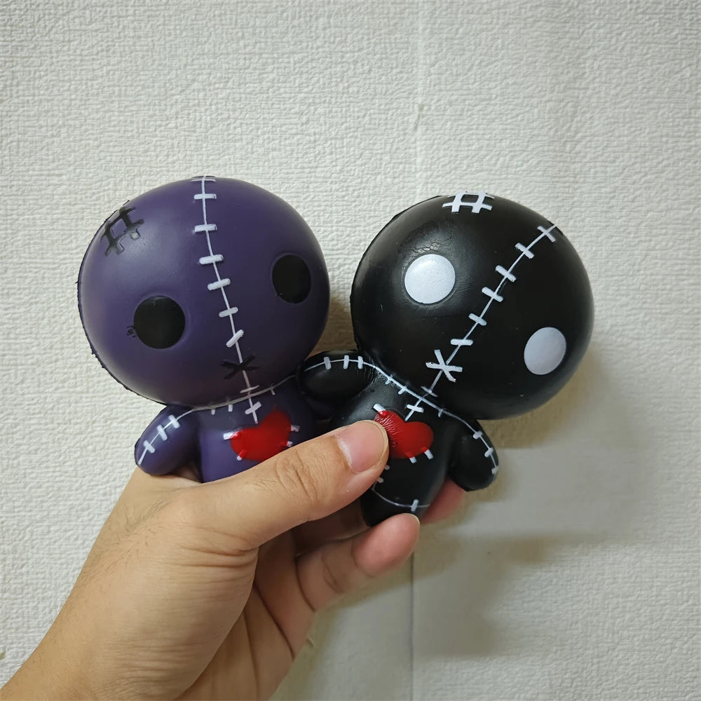 4.7 Inches Voodoo Dolls Squishies Ghost Doll Halloween Kawaii Soft Slow Rising Scented Squishies Stress Relief Kids Gift Dolls 4