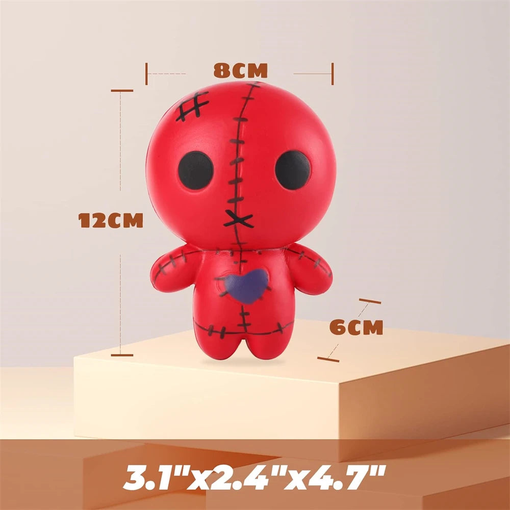 4.7 Inches Voodoo Dolls Squishies Ghost Doll Halloween Kawaii Soft Slow Rising Scented Squishies Stress Relief Kids Gift Dolls 5