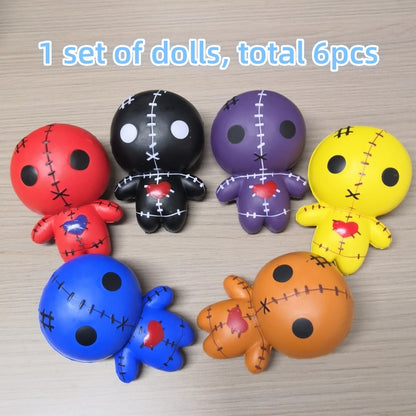4.7 Inches Voodoo Dolls Squishies Ghost Doll Halloween Kawaii Soft Slow Rising Scented Squishies Stress Relief Kids Gift Dolls 9
