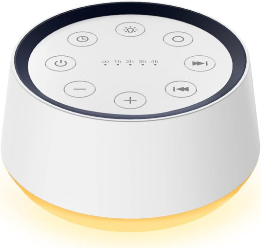 Royaleva Baby Sound Machine Noise with Night Light & Timer