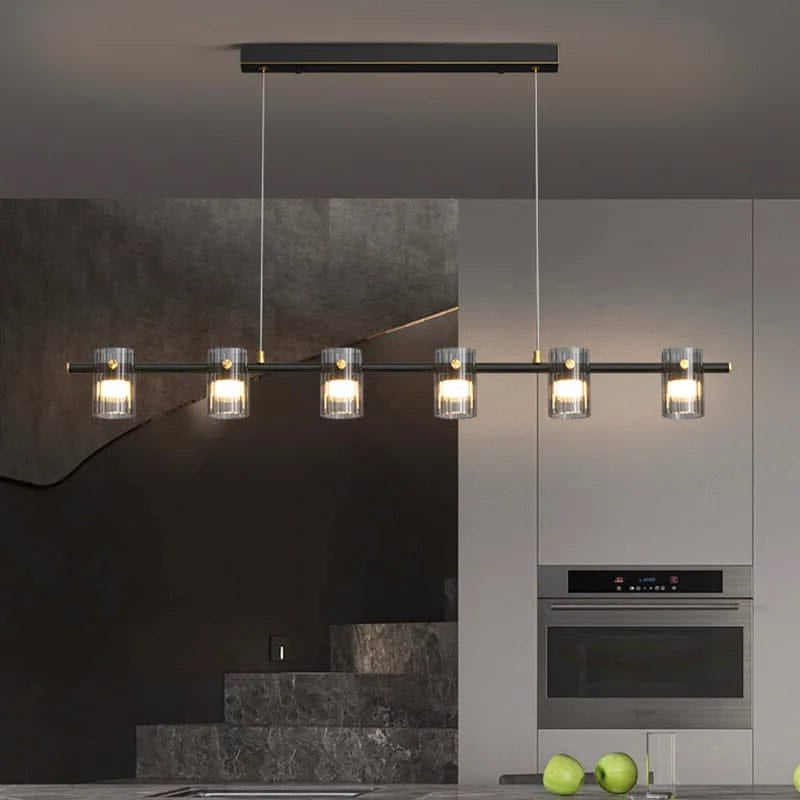 LuxRoyale Aphrodite Glass Pendant Modern Light Fixture