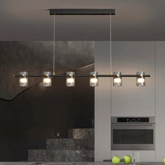 LuxRoyale Aphrodite Glass Pendant Modern Light Fixture