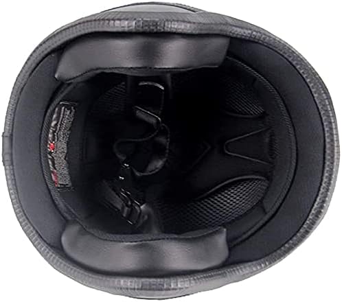 Royaleva Retro Vintage Motorcycle Helmet Open Face With Goggle Mask