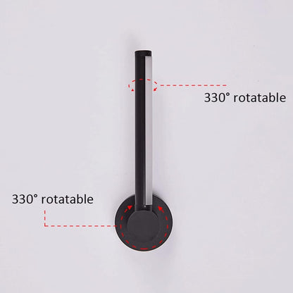 Royelux Modern Black LED Wall Sconce - Dimmable Aluminum Acrylic Light