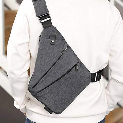 Luxora Waterproof Pocket Bag with Adjustable Strap and Pockets
