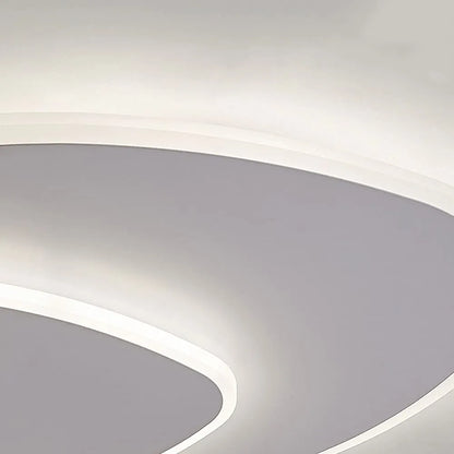 RoyaleGlow Modern LED Ceiling Light Dimmable Abstract Design Acrylic Fixture