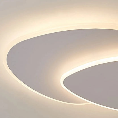 RoyaleGlow Modern LED Ceiling Light Dimmable Abstract Design Acrylic Fixture