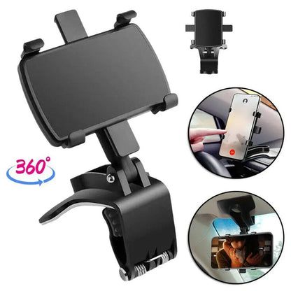 Luxora Car Dashboard Phone Holder with 360 Degree Rotation