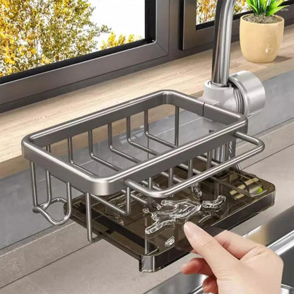 RoyaleGlow Ultimate Sink Organizer for Tidy Kitchen Space