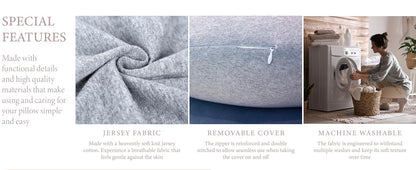 Luxora C Shaped Full Body Pregnancy Pillow for Comfort
