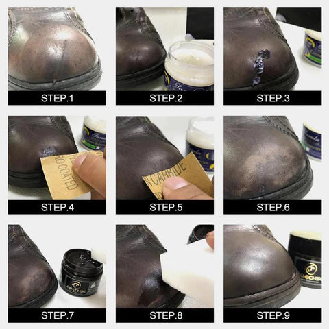 RoyaleGlow Leather Restoration Repairing Cream For Car Recoloring Kit