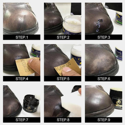 RoyaleGlow Leather Restoration Repairing Cream For Car Recoloring Kit