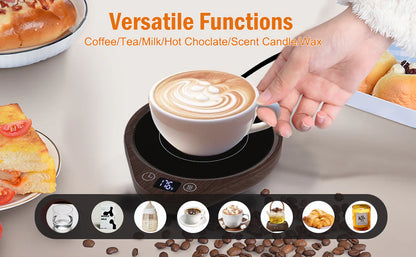 RoyaleGlow Coffee Mug Warmer Set with Touch Controls