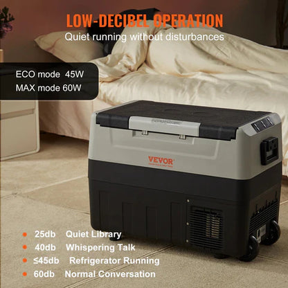 LuxRoyale Car Refrigerator | Mini Freezer Fridge 58QT