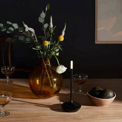 RoyaleGlow Wick LED Candle Light Table Lamp for Home Decor