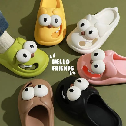 Royaleva Women's Cool Funny House Slippers Puppy Design