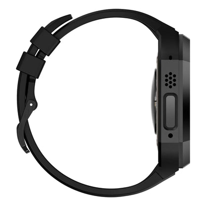 RoyaleGlow AP9009 Fluororubber Band Stainless Steel Case For Apple Watch