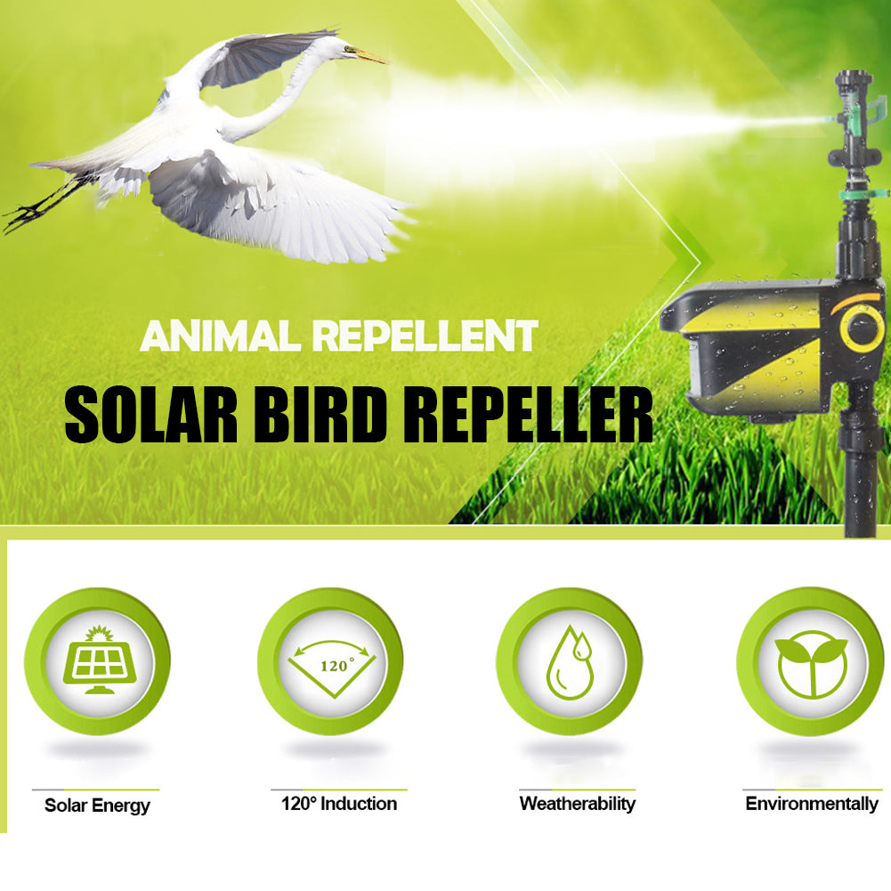 Luxora Motion Activated Sprinkler for Deer Solar Powered - Get Rid Of Deer