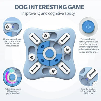 Royaleva Interactive Dog Toy Slow Feeder Puzzle Feeder