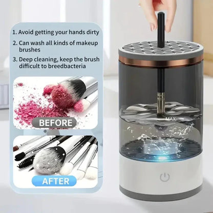 RoyaleGlow Automatic Electric Makeup Brush Cleaner