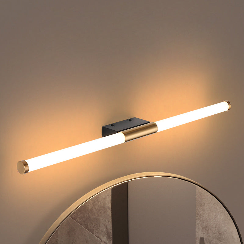 Rayvia Modern LED Bedroom Wall Sconce Lighting With Gold Accent Minimalist Fixture