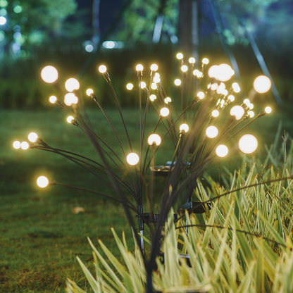 RoyaleGlow Swaying Solar Powered Firefly Lights for Outdoor Garden