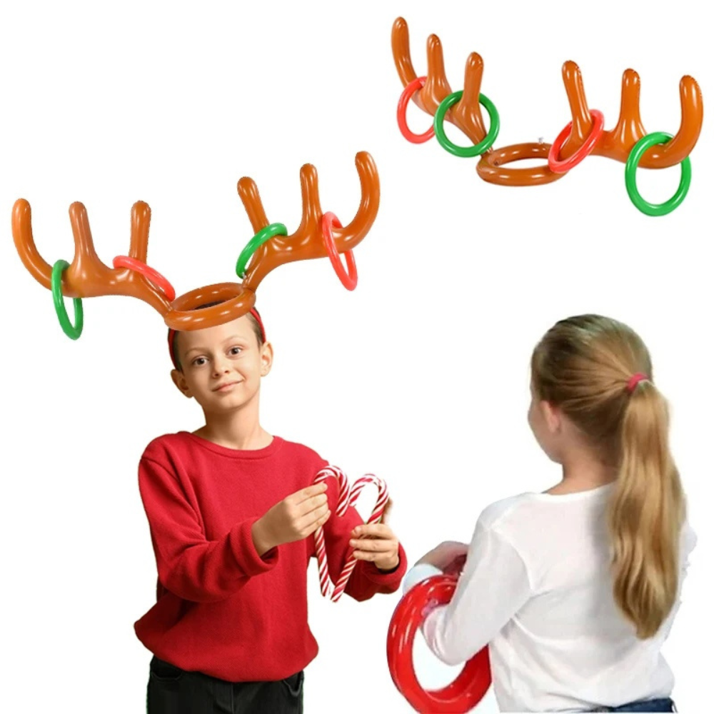 Royaleva Reindeer Antler Ring Toss Christmas Game