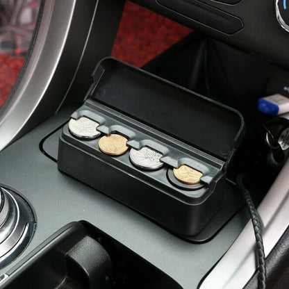 Luxora Car Coin Holder Easy Access Loose Change Storage