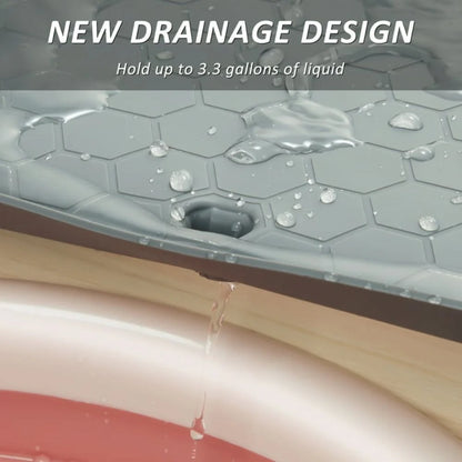 RoyaleGlow Large Under Kitchen Sink Mat Silicone Protective Liner