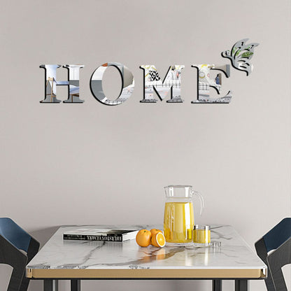 Luxora Home Entrance 3D Mirror Wall Sticker Decor