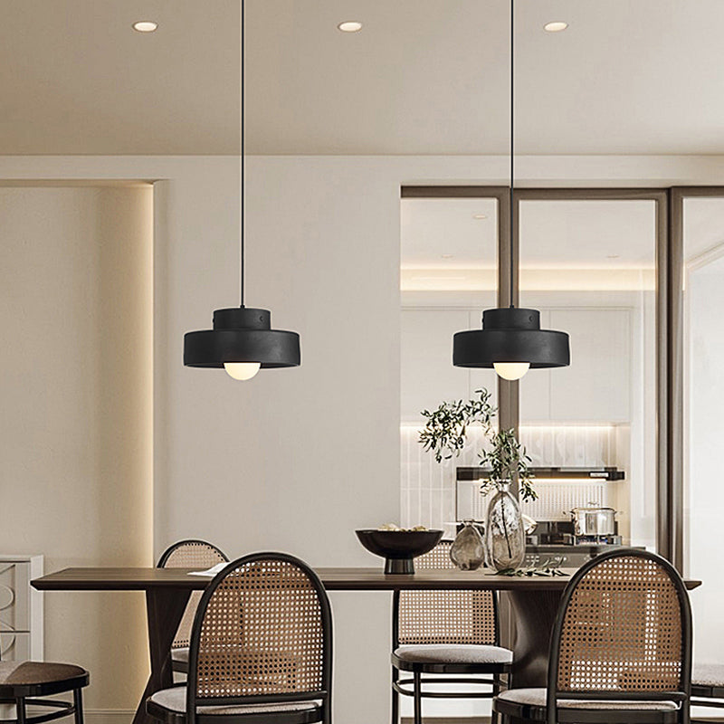 LuxRoyale Modern LED Pendant Light Fixture with Frosted Diffuser