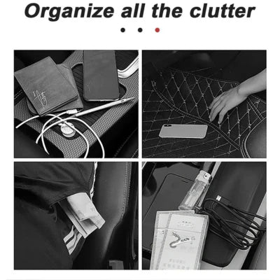 Luxora Car Back Seat Organizer With Tablet Holder Tray