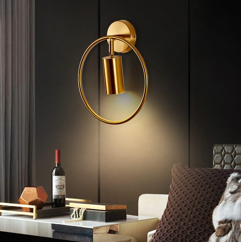 Rayvia Modern Adjustable Brass Wall Lamp, Nordic Design Contemporary Reading