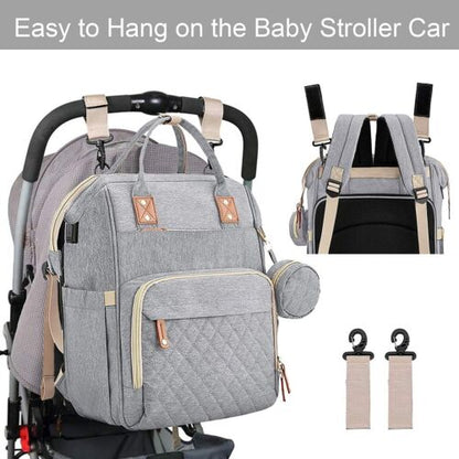RoyaleGlow Changing Bag - Travelling Baby Cot Portable