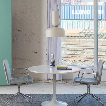 RoyaleGlow Modern White Pendant Light Kitchen Island Hanging Lamp