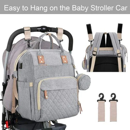RoyaleGlow Changing Bag - Travelling Baby Cot Portable