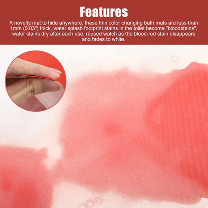 RoyaleGlow Color Changing Shower Mat for Stylish Bathrooms